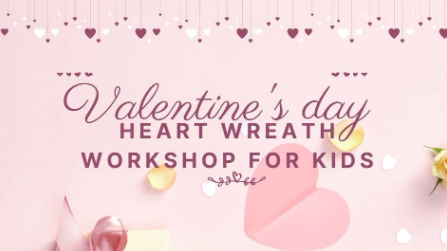 Spread Love and Creativity: Join the Heart Wreath Project for Kids!